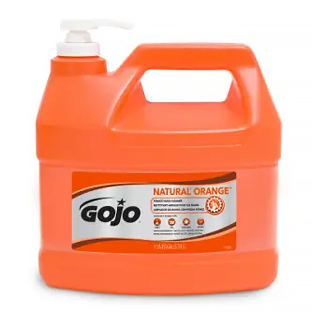 GOJO Natural Orange Pumice One Gallon Pump Bottle Hand Cleaner  from GME Supply